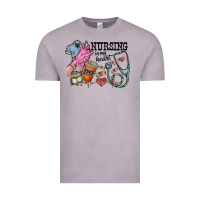 Vintage Zinc nursing in my heart Vintage Tee - RacoonDesign