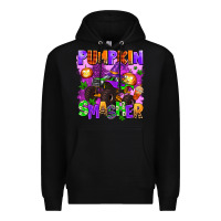 Black pumpkin smasher Premium Hoodie - AdoDesignShop