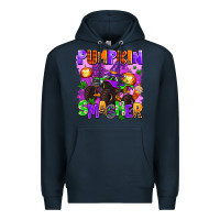 Navy pumpkin smasher Premium Hoodie - AdoDesignShop