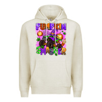 Oatmeal Heather pumpkin smasher Premium Hoodie - AdoDesignShop