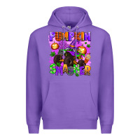 Purple pumpkin smasher Premium Hoodie - AdoDesignShop