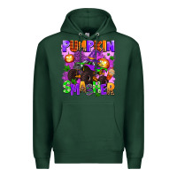 Sports Green pumpkin smasher Premium Hoodie - AdoDesignShop