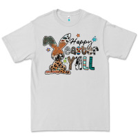 Dove Grey Happy Easter Y'all Premium Tee - CowhideDigitalArt