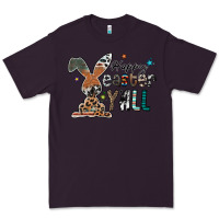 Plum Happy Easter Y'all Premium Tee - CowhideDigitalArt
