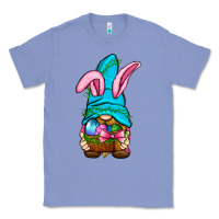 Colony Blue Easter Wicker Basket Gnome Classic Tee - BundleAndBundleShop