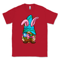 Red Easter Wicker Basket Gnome Classic Tee - BundleAndBundleShop