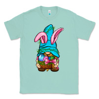 Seafoam Easter Wicker Basket Gnome Classic Tee - BundleAndBundleShop