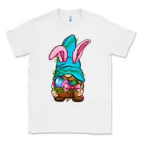 White Easter Wicker Basket Gnome Classic Tee - BundleAndBundleShop