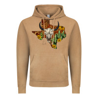 Vintage Camel bull skull texas map western Vintage Hoodie - BarkalooDesign