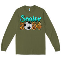Army Green soccer senior 2024 Long Sleeve Tee - BarkalooDesign