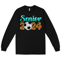 Black soccer senior 2024 Long Sleeve Tee - BarkalooDesign