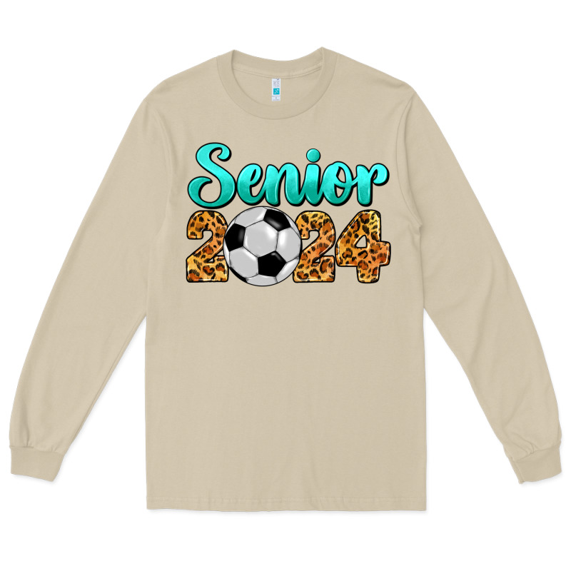 Soccer Senior 2024 Long Sleeve Tee by BarkalooDesign | Teevron
