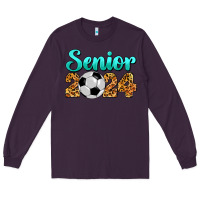 Plum soccer senior 2024 Long Sleeve Tee - BarkalooDesign