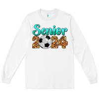 White soccer senior 2024 Long Sleeve Tee - BarkalooDesign
