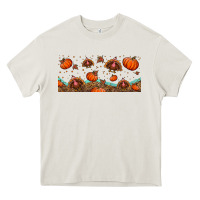 Cream turkey thanksgiving pumpkin libbey glass Heavy Core Tee - BundleAndBundleShop