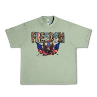 Oil Green freedom Urban Heavy Tee - RacoonDesign