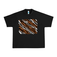 Black Tiger zebra background Urban Heavy Tee - RanaPortraitStore