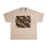 French Oak Tiger zebra background Urban Heavy Tee - RanaPortraitStore