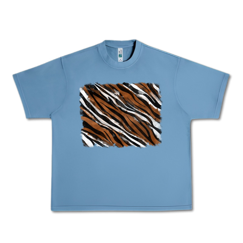 Tiger Zebra Background Urban Heavy Tee by RanaPortraitStore | Teevron