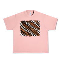 Salmon Tiger zebra background Urban Heavy Tee - RanaPortraitStore