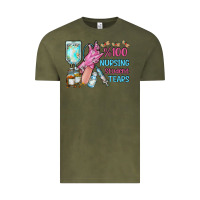 Vintage Olive nursing student tears Vintage Tee - RacoonDesign