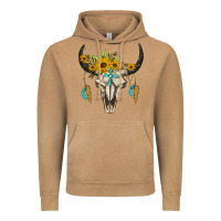 Vintage Camel bull skull western Vintage Hoodie - BarkalooDesign