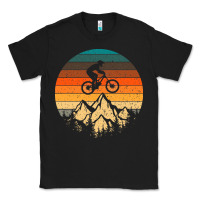 Black mountainbike downhill retro vintage gift   mountain bike Classic Tee - DesigneFamous