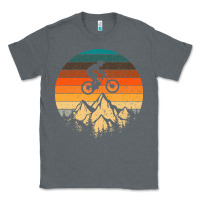 Charcoal Heather mountainbike downhill retro vintage gift   mountain bike Classic Tee - DesigneFamous