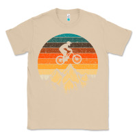 Mushroom mountainbike downhill retro vintage gift   mountain bike Classic Tee - DesigneFamous