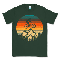 Sports Green mountainbike downhill retro vintage gift   mountain bike Classic Tee - DesigneFamous