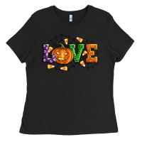 Black Halloween Love Ladies Tee - Artiststas