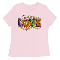 Bubblegum Pink Halloween Love Ladies Tee - Artiststas