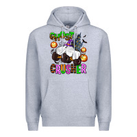 Heather Grey ghost crusher Premium Hoodie - AdoDesignShop