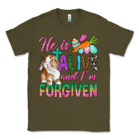 Army Green He Is Alive And I'm Forgiven Classic Tee - BundleAndBundleShop