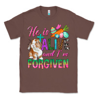 Chestnut He Is Alive And I'm Forgiven Classic Tee - BundleAndBundleShop