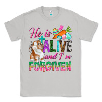 Moon Dust He Is Alive And I'm Forgiven Classic Tee - BundleAndBundleShop
