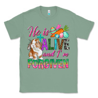 Sage He Is Alive And I'm Forgiven Classic Tee - BundleAndBundleShop