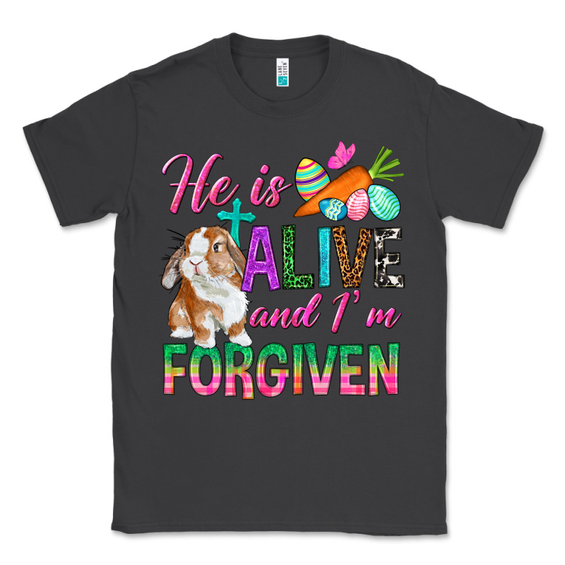 He Is Alive And I'm Forgiven Classic Tee by BundleAndBundleShop | Teevron