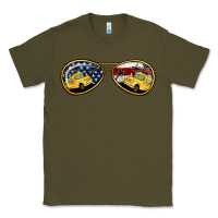 Army Green Bus Driver Sunglasses Classic Tee - Jasminsmagicworld