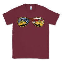 Burgundy Bus Driver Sunglasses Classic Tee - Jasminsmagicworld