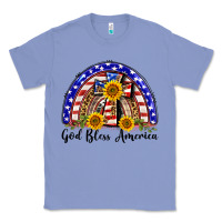 Colony Blue god bless america  rainbow Classic Tee - BarkalooDesign