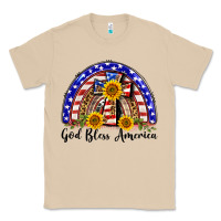 Mushroom god bless america  rainbow Classic Tee - BarkalooDesign
