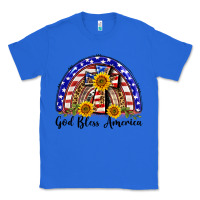 True Royal god bless america  rainbow Classic Tee - BarkalooDesign