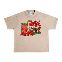 French Oak hot mom summer watermelon Urban Heavy Tee - RacoonDesign