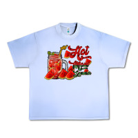 Hot Mom Summer Watermelon Urban Heavy Tee | Teevron