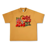 Peanut Butter hot mom summer watermelon Urban Heavy Tee - RacoonDesign