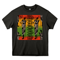 Asphalt african silhouette seamless pattern Heavy Core Tee - BundleAndBundleShop