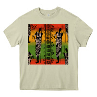 Mossy african silhouette seamless pattern Heavy Core Tee - BundleAndBundleShop