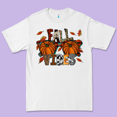 Autumn Style With Pumpkins Premium Tee Designed By Cowhidedigitalart