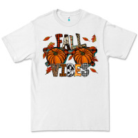 White autumn style with pumpkins Premium Tee - CowhideDigitalArt